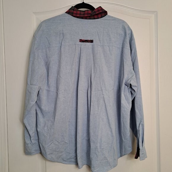 Vintage Christmas Denim Shirt by Jantzen - Picture 11 of 12